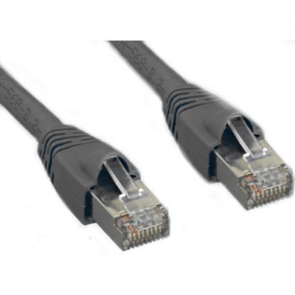 TechCraft Cat6a Straight-Through Ethernet Cable Network 10 Gbit/S RJ-45 Shielded Green 35 ft - - Mounts For Less