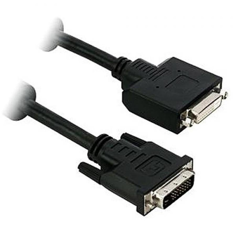 TechCraft DVI-D Male/Female Extension Cable 3 Meters (10 ft) Black - - Mounts For Less