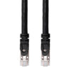 TechCraft - FTP Network Cable with Metal Connectors CAT8, Shielded, 7 Feet Length, Black - - Mounts For Less