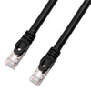 TechCraft - FTP Network Cable with Metal Connectors CAT8, Shielded, 7 Feet Length, Black - - Mounts For Less