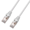 TechCraft - FTP Network Cable with Metal Connectors CAT8, Ultra-thin, Shielded, 2 Feet Length, White - - Mounts For Less
