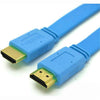 TechCraft Flat HDMI Cable V1.4 Support 3D And Ethernet 1080P 5 Feets Blue - - Mounts For Less