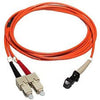 TechCraft Optic Fiber Network Cable OM1 RJ to SC Orange 1 meter (3 ft) - - Mounts For Less