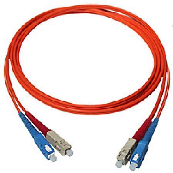 TechCraft Optic Fiber Network Cable OM1 SC to SC Orange 10 meters (33 ft) - - Mounts For Less