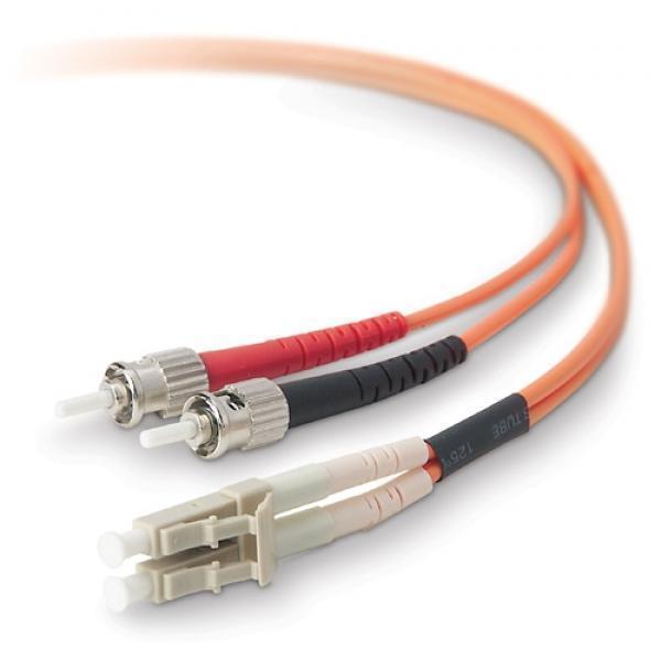 TechCraft Optic Fiber Network Cable OM2 LC to ST Orange 3 meters (10 ft) - - Mounts For Less