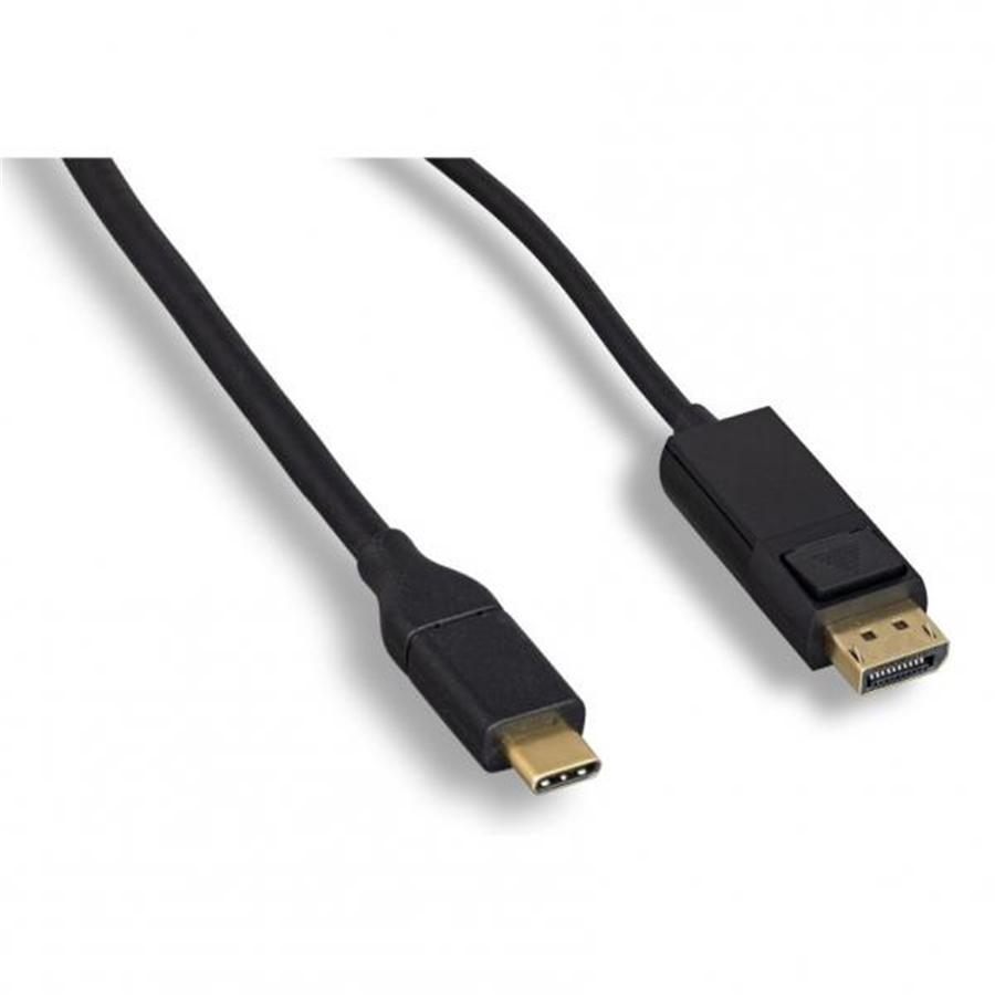 TechCraft USB 3.1 Type C to DisplayPort Cable, 10 Foot Length, Black - - Mounts For Less