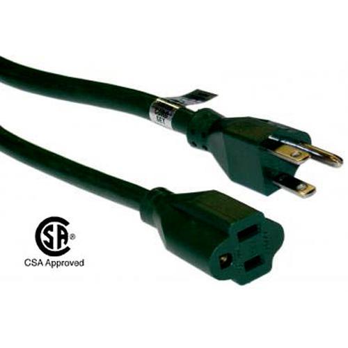 TechCraft Universal power cord extension 2ft black - - Mounts For Less