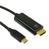 Techcraft 6'' USB 3.1 Type C to HDMI 4K Cable Black - - Mounts For Less