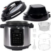 Thomson - 9-in1 Pressure Cooker and Air Fryer, 6 Liter Capacity, Stainless Steel - - Mounts For Less