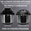 Thomson - 9-in1 Pressure Cooker and Air Fryer, 6 Liter Capacity, Stainless Steel - - Mounts For Less