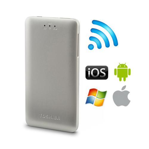 Toshiba Canvio Aeromobile Wireless SSD USB3.0 128GB w/ SD reader - - Mounts For Less