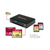 Transcend TS-RDC8K2 Multiple Card Reader, Ports for CompactFlash Cards, SD and microSD, USB 3.1, Type-C, Black - - Mounts For Less
