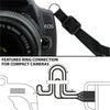 USA GEAR GRCMHS0100BKUS DSLR Camera Harness Strap Kit with Comfort Padding Black - - Mounts For Less