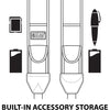 USA GEAR GRCMHS0100BKUS DSLR Camera Harness Strap Kit with Comfort Padding Black - - Mounts For Less
