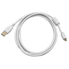 USB 2.0 Cables A Male Connector to Micro USB 6 ft White ferrite - - Mounts For Less