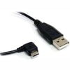USB 2.0 Cables with A Male Connector to Micro USB 6 ft ANGLE - - Mounts For Less