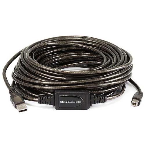 USB 2.0 Cables with A/B Connectors 49 feets ACTIVE - - Mounts For Less