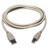 USB 2.0 Cables with A/B Connectors 6 feets Beige - - Mounts For Less