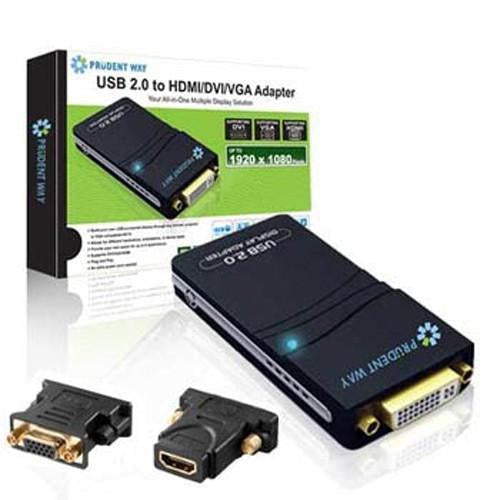 USB 2.0 to HDMI Converter Full HD 1080P with Audio (Also compatible USB to DVI and USB to HDMI) - - Mounts For Less