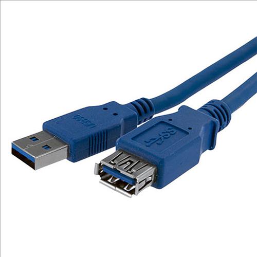 USB 3.0 cable Male A to Female A Blue 6 FT - - Mounts For Less