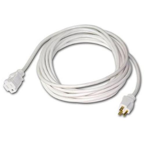 Universal power cord extension Computer, HDTV etc. 15ft White - - Mounts For Less