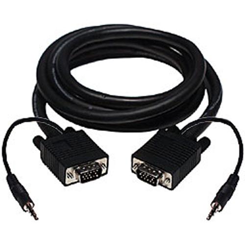 VGA to VGA Cable 6 feet high quality with 3.5mm jacks - - Mounts For Less