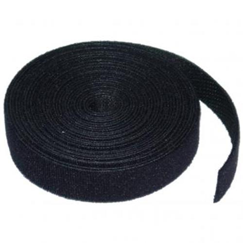 Velcro Cable Tie Roll 0.3" x 15 ft black - - Mounts For Less