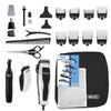 WAHL - Set of Personal Clippers and Barber Kit Containing 23 Pieces, Black and White - - Mounts For Less