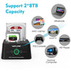 WAVLINK Dual USB 3.0 Hard Drive Docking Station - - Mounts For Less