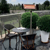 Westinghouse WES31-1550 Electric Pole Patio Heater Infra-Red Silver - - Mounts For Less