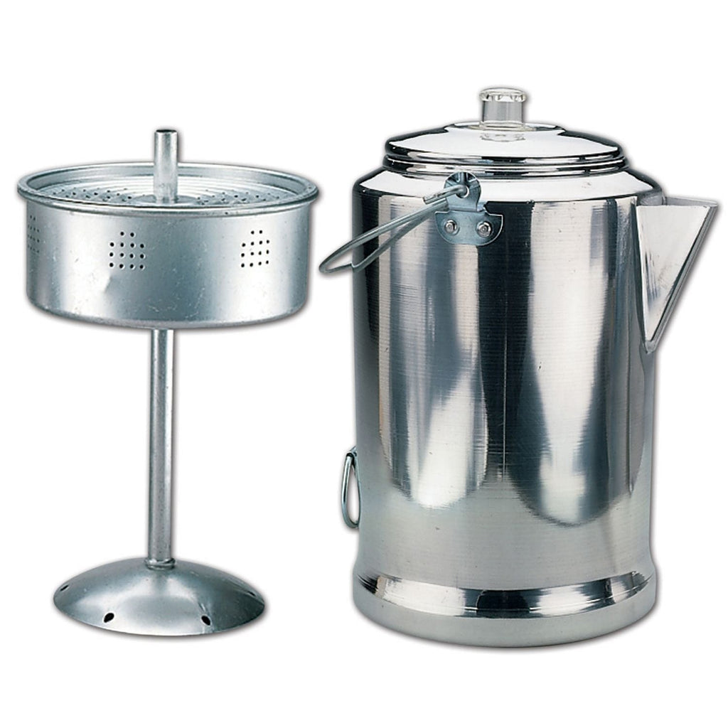 World Famous - Percolator for Outdoor Use, 20 Cup Capacity, Made of Aluminum - - Mounts For Less