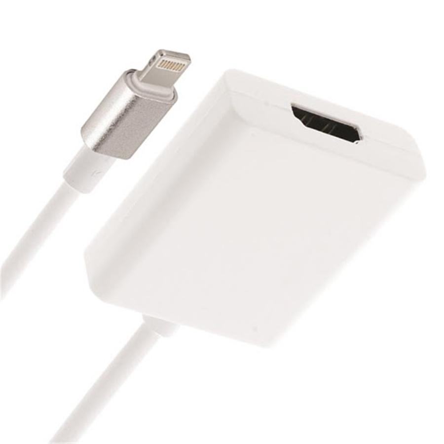 Xtreme PAC2-1023-AST - Lightning to HDMI Adapter, 1080p HD, 8.5 '' Cable, White - - Mounts For Less