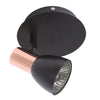 Xtricity - 1 Head Ceiling Light, 5.5 '' Width, From the Riviera Collection, Black - - Mounts For Less