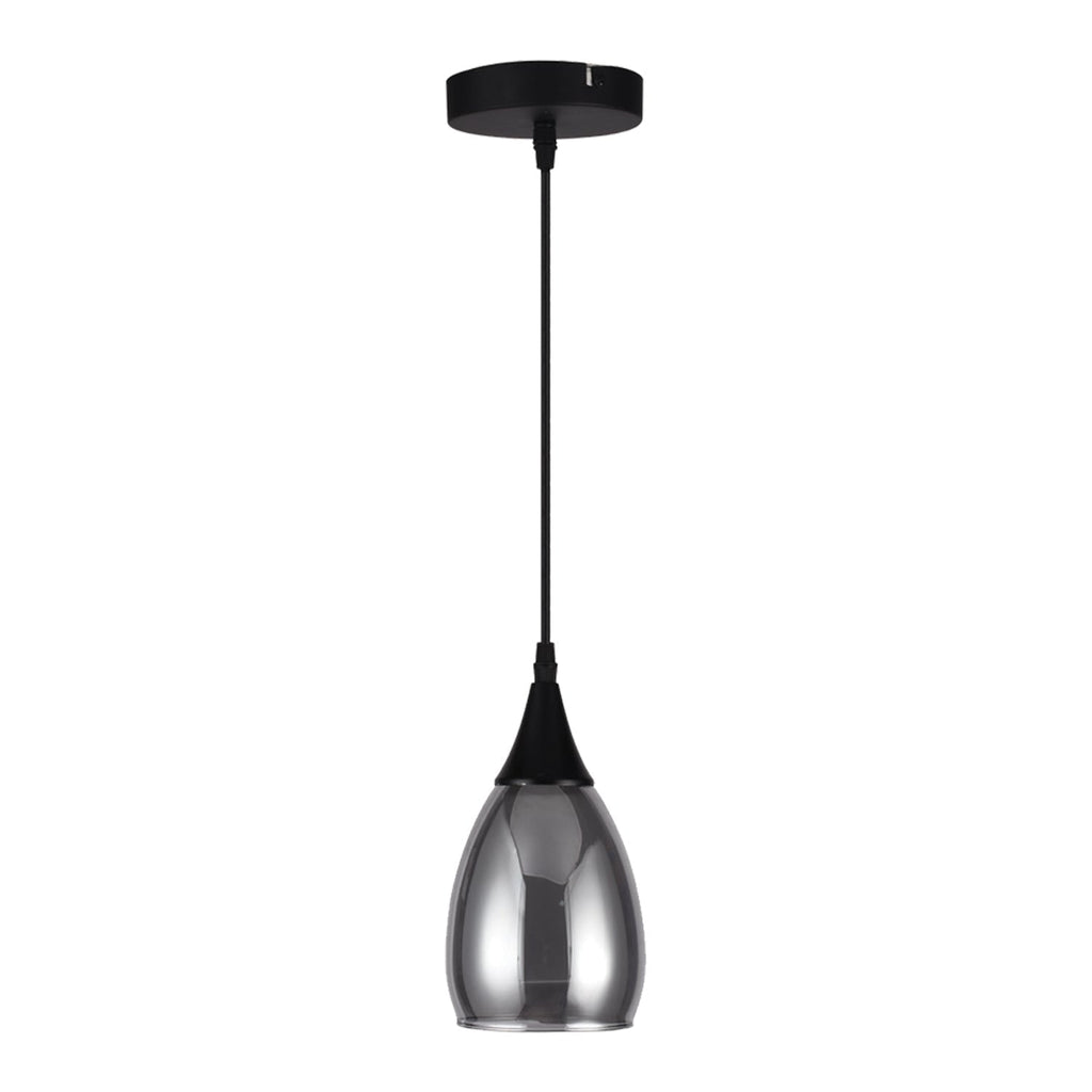 Xtricity - 1 Light Pendant, 4.7'' Width, From the Repley Collection, Black - - Mounts For Less