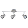 Xtricity - 3 Heads Ceiling Light, 23.22 '' Width, From The Yorkshire Collection, Chrome Nickel - - Mounts For Less