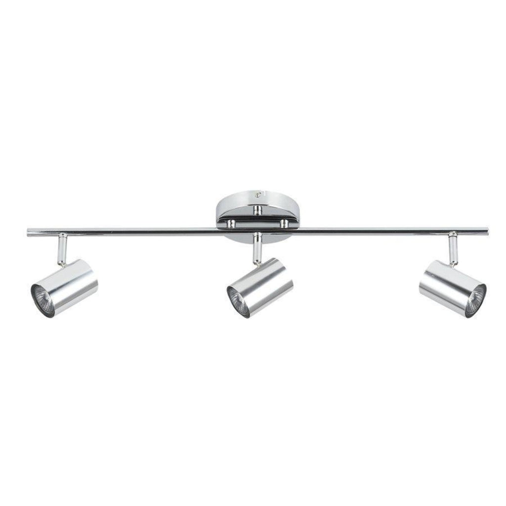 Xtricity - 3 Heads Ceiling Light, 25.59 '' Width, From The Westminster Collection, Chrome - - Mounts For Less