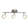 Xtricity - 3 Heads Ceiling Light with Integrated LED, 22.44 '' Width, From Anita Collection, Nickel - - Mounts For Less