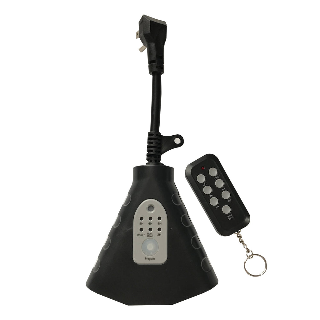 Xtricity - 3 Outlet Smart Switch with Remote Control, Wi-Fi, For Outdoor Use, Black - - Mounts For Less