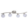 Xtricity - 4 Heads Ceiling Light, 26.3 '' Width, From The Oscar Collection, Silver - - Mounts For Less