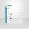 Xtricity - 4-Outlet 3-USB Port 4.8A Wi-Fi Smart Power Bar, White - - Mounts For Less