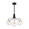 Xtricity - 5 Light Pendant, 22.04 '' Width, From Stanford Collection, Black - - Mounts For Less