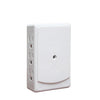 Xtricity - 6 Outlet Wall-Mounted Power Strip for Confined Space, White - - Mounts For Less
