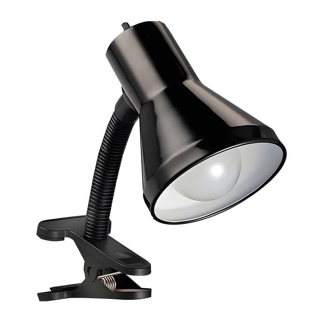 Xtricity Desk Lamp Gooseneck Arm Clip 60W Black - - Mounts For Less