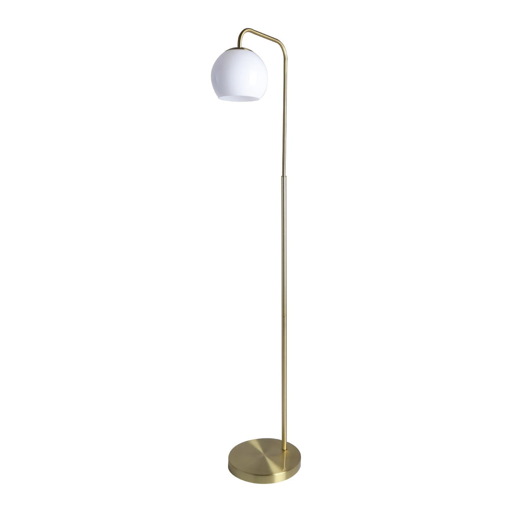 Xtricity - Floor Lamp, Height of 59.2'', From the Cape Town Collection, White and Gold - - Mounts For Less