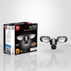 Xtricity LED Motion sensor 2 heads 23W/5000k/2400L black - - Mounts For Less