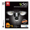 Xtricity LED Motion sensor 2 heads 23W/5000k/2400L black - - Mounts For Less