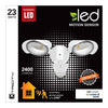 Xtricity LED Motion sensor 2 heads 23W/5000k/2400L white - - Mounts For Less