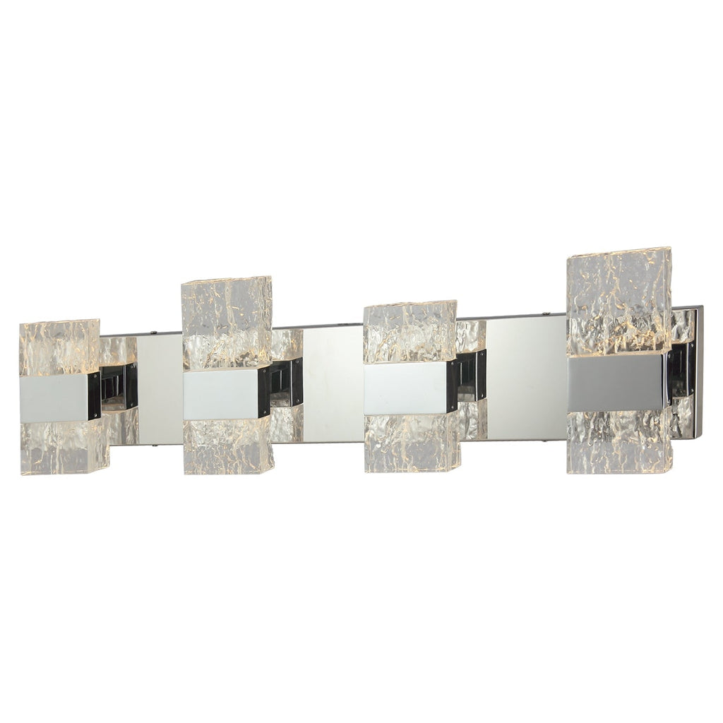 Xtricity - LED Vanity Light, 29.5'' Width, From the Christalina Collection, Chrome Finish - - Mounts For Less