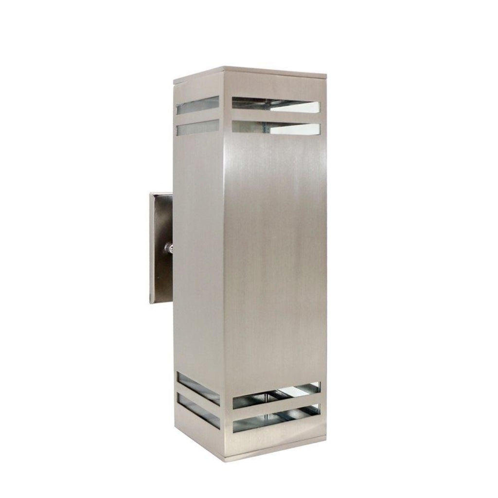Xtricity - Outdoor Wall Light, 13 '' Height, From The Bridge Collection, Nickel - - Mounts For Less