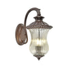 Xtricity - Outdoor Wall Light, 17.7'' Height, From the Aubrey Collection, Brown - - Mounts For Less